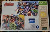 Trefl puzzle eco Avengers 2x60 elementów