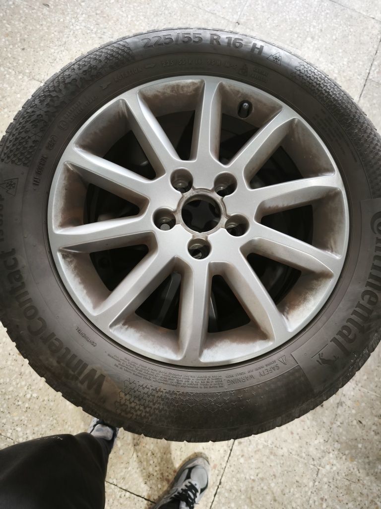 Jantes Vag 5x112 com pneus continental