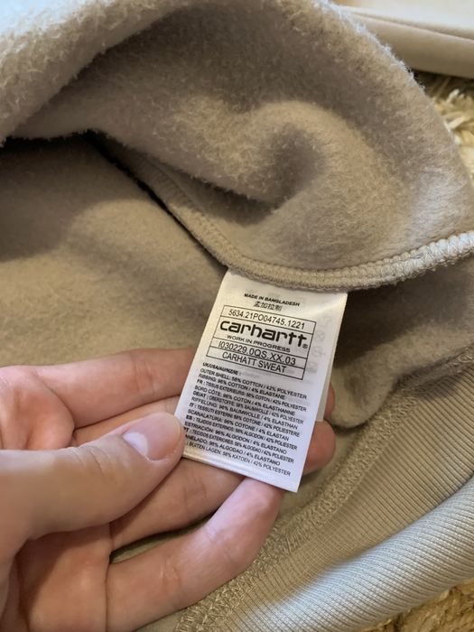 Світшот (худі) Carhartt WIP - оригінал