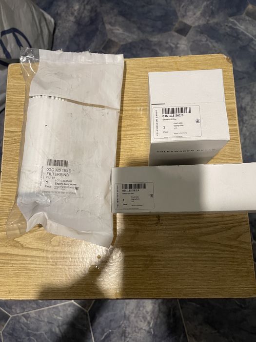 Фільтра VAG маслянні та ДСГ