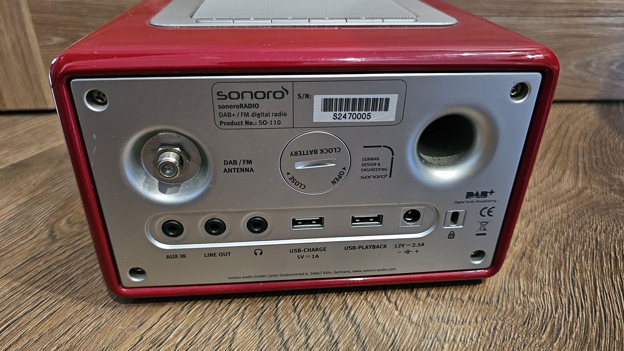 Premium radio Sonoro 50-110 (cd, usb, aux, dab+) stylowe audio