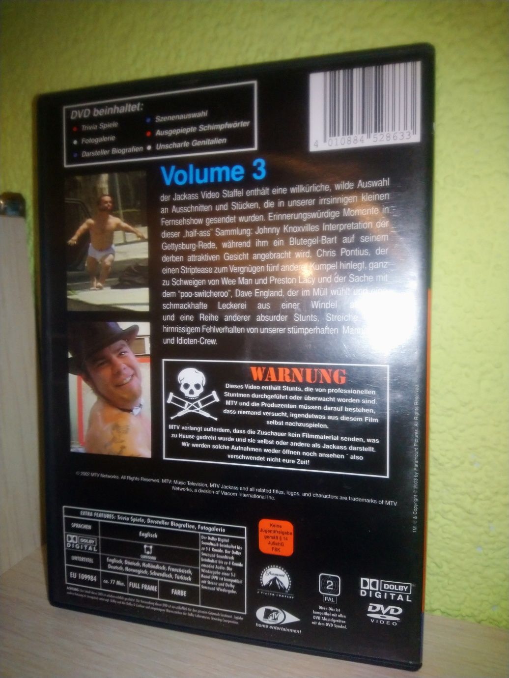 Jackass dvd volume 3