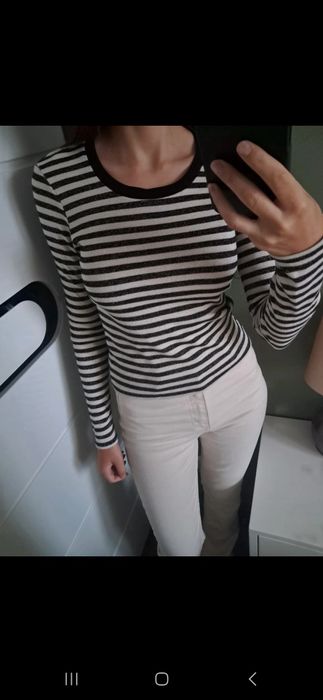 Sweter Mango w paski