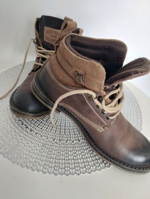 Lasocki, zimowe męskie trapery r.40