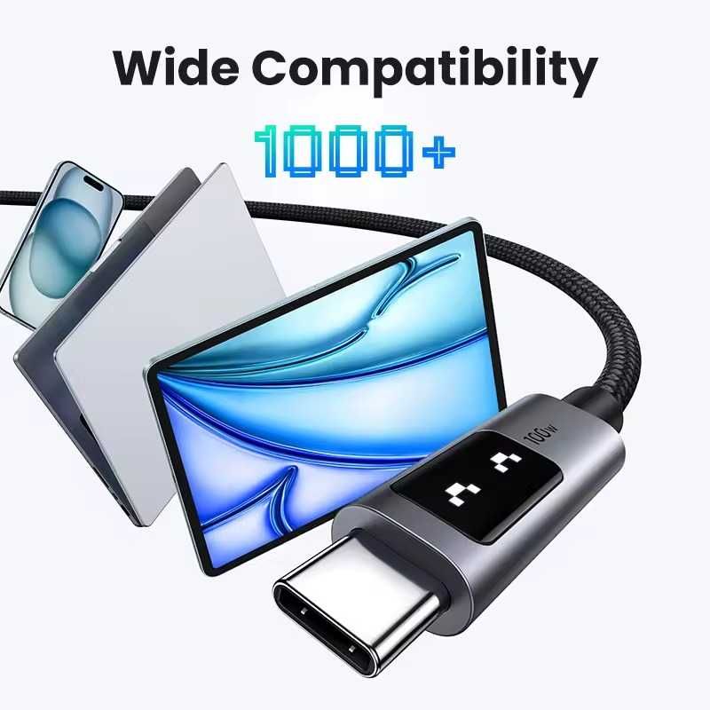 UGREEN UNO PD100W Fast Charge USB-C Cable (L509) 100 / 200см