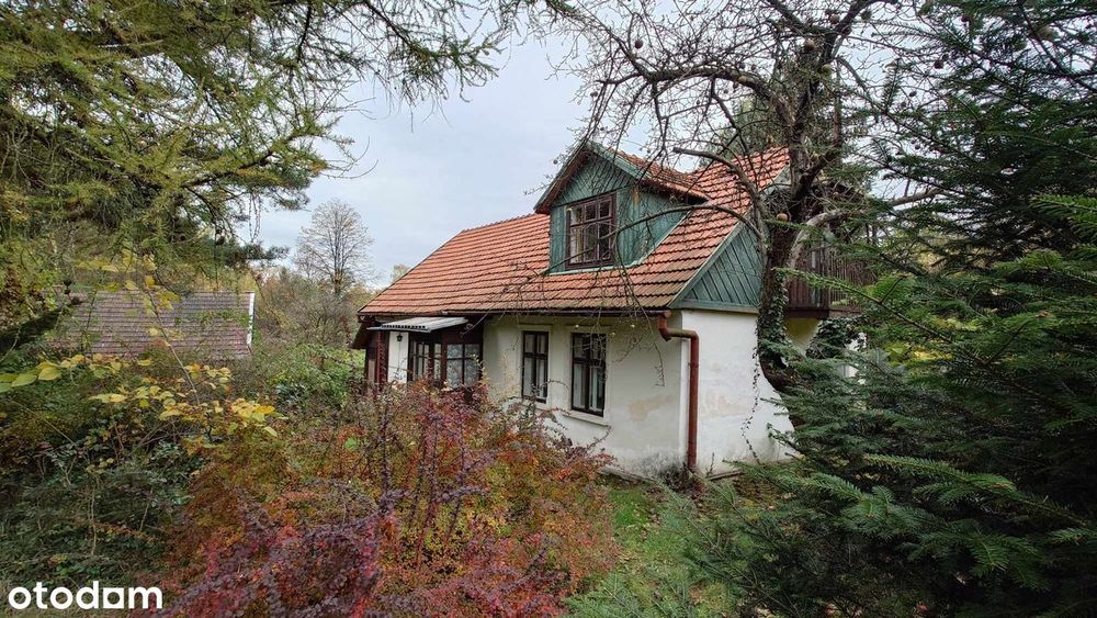 Lanckorona dom z duszą drewniany cisza spokój las