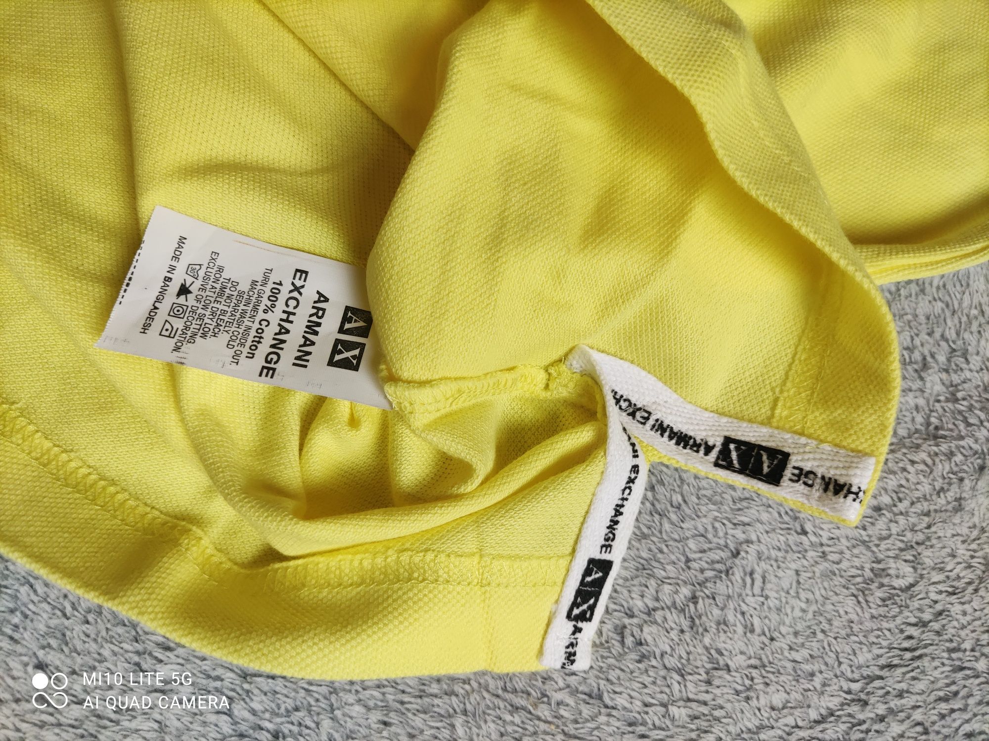 Żółta koszulka polo