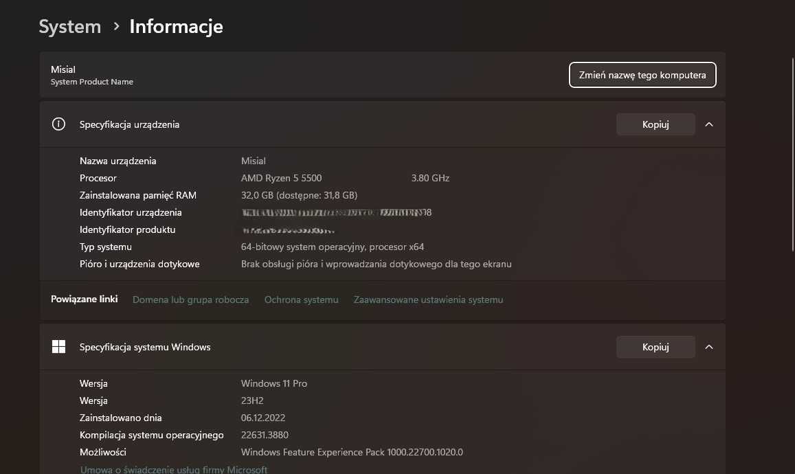 Komputer do gier z Monitorami – Ryzen 5 5500 + RTX 3060 Ti + 32 GB RAM