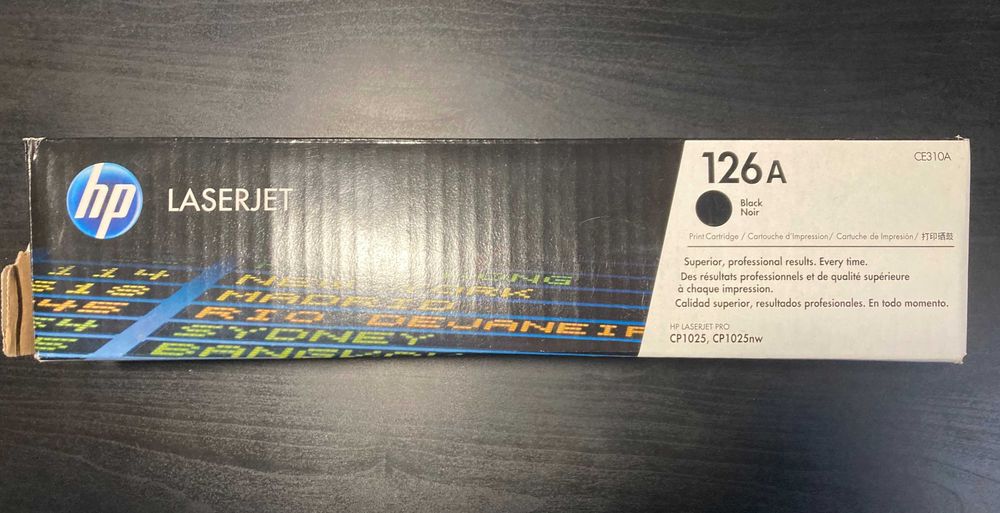 Картридж HP 126A (CE310A) пустий