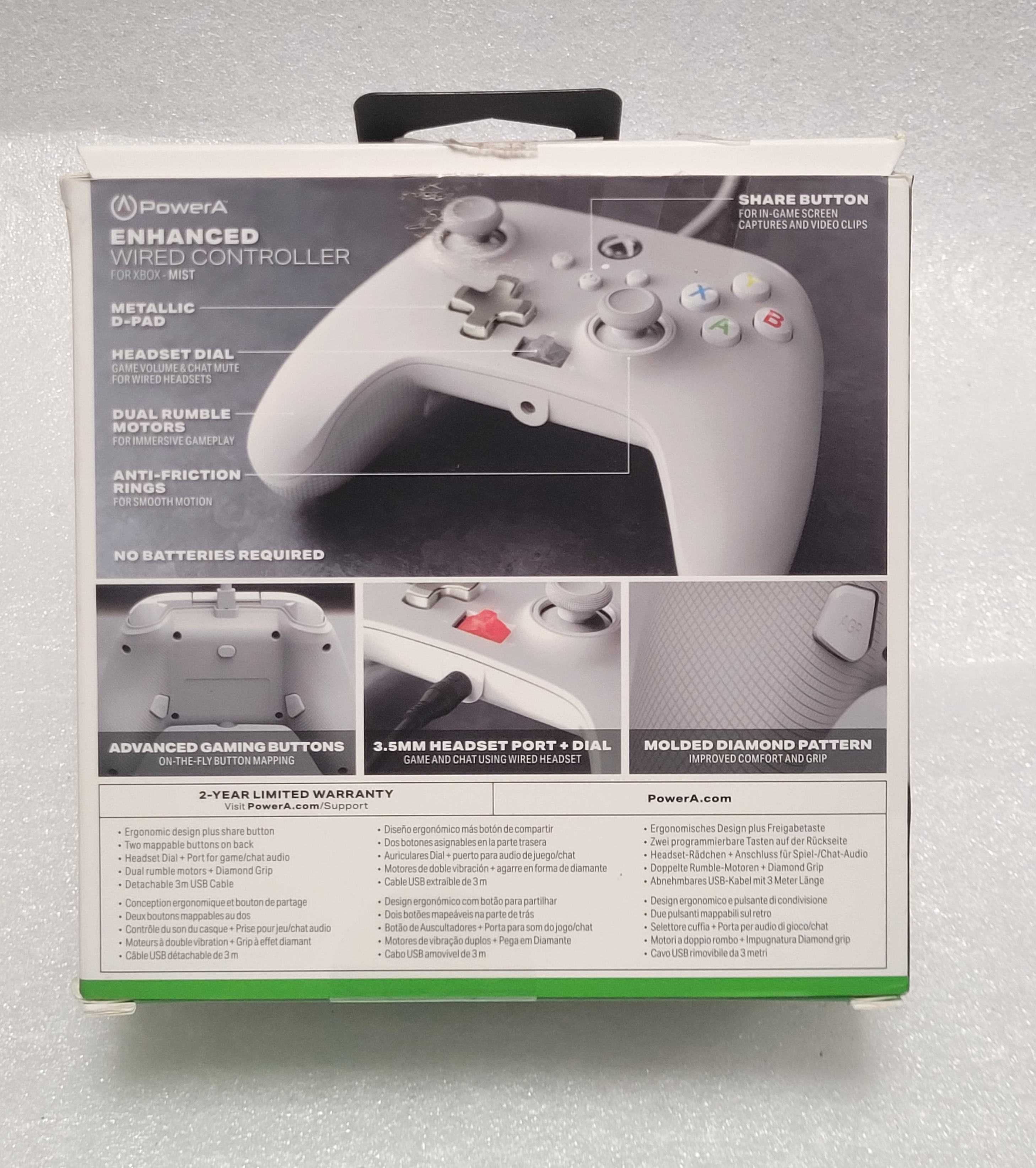 Pad PowerA Xbox Series X/S Xbox One Windows 10 Biały Pudełko
