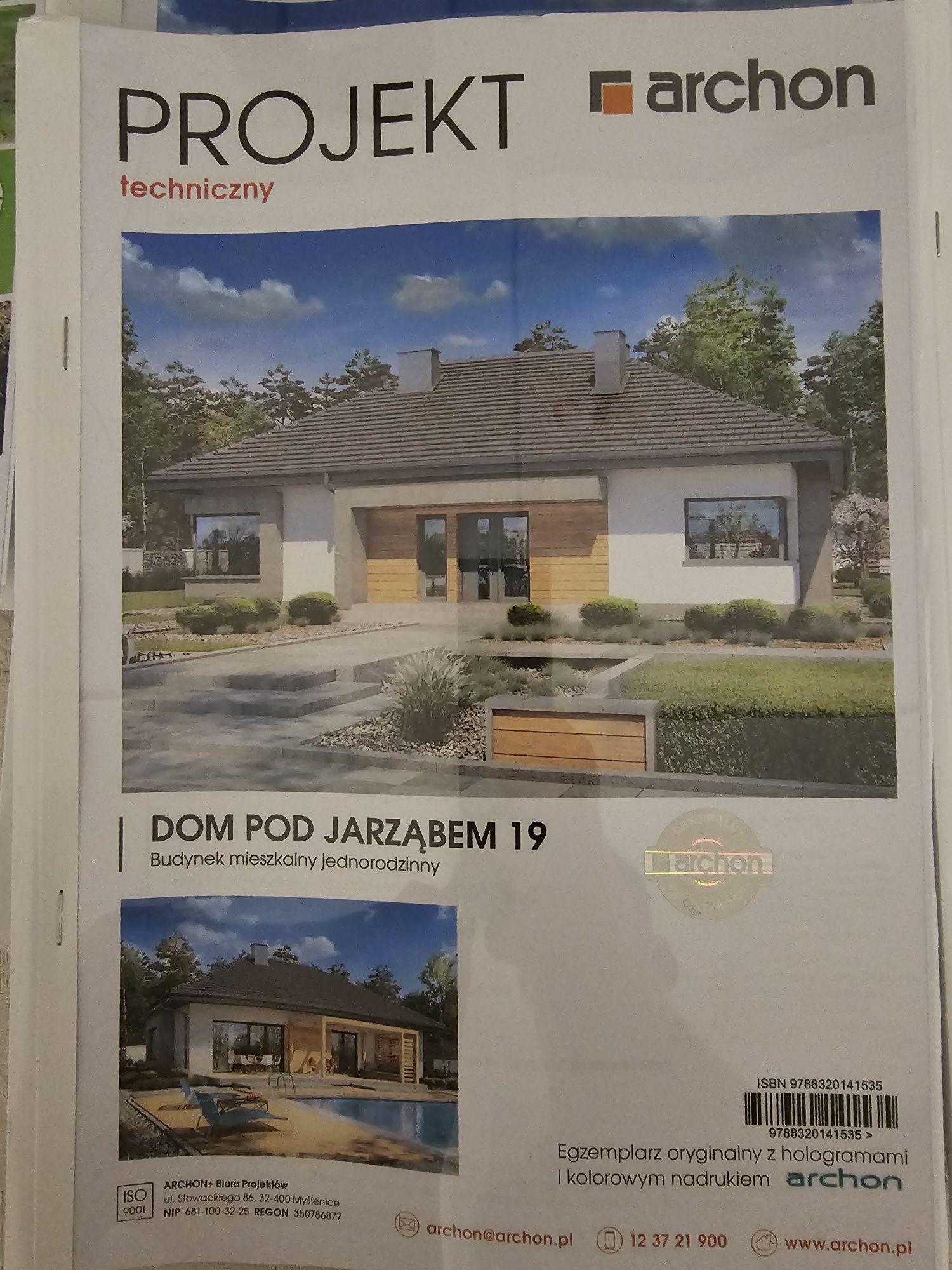 Sprzedam Projekt Domu Pod  Jarząbem 19 Archon