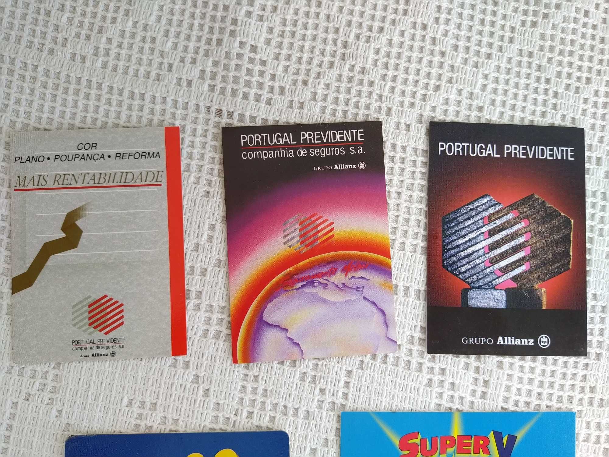 Calendários da Companhia de Seguros Portugal Previdente - 1993 a 1999