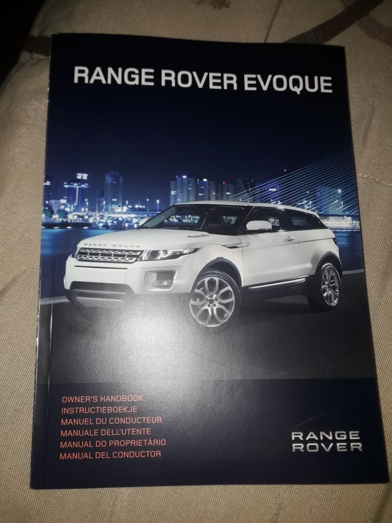Manuais Land Rover Evoque