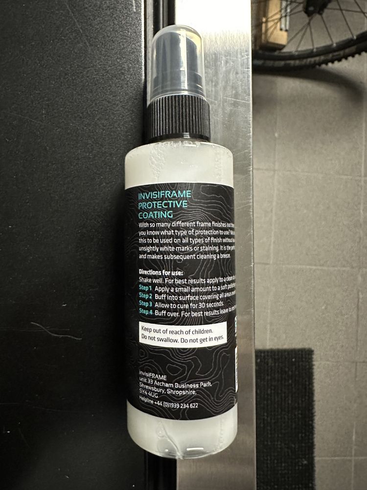 Protector inisiFRAME para BTT NOVO produto spray protector hidrofobico