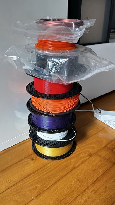 Filament ABS+, ABS, PETG, PLA, Silk PLA