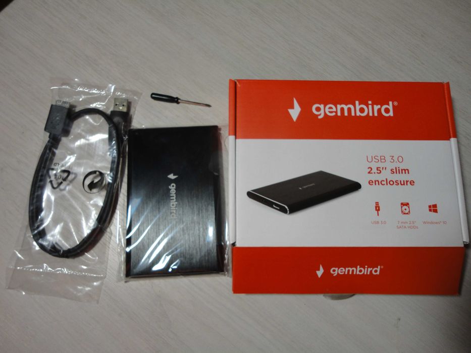 Зовнішня кишеня Gembird для HDD 2.5" SATA USB 3.0