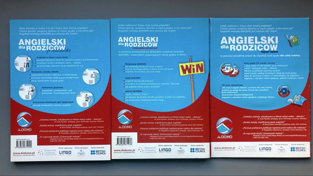 Angielski dla rodziców przedszkolaka - Metoda deDomo - zestaw