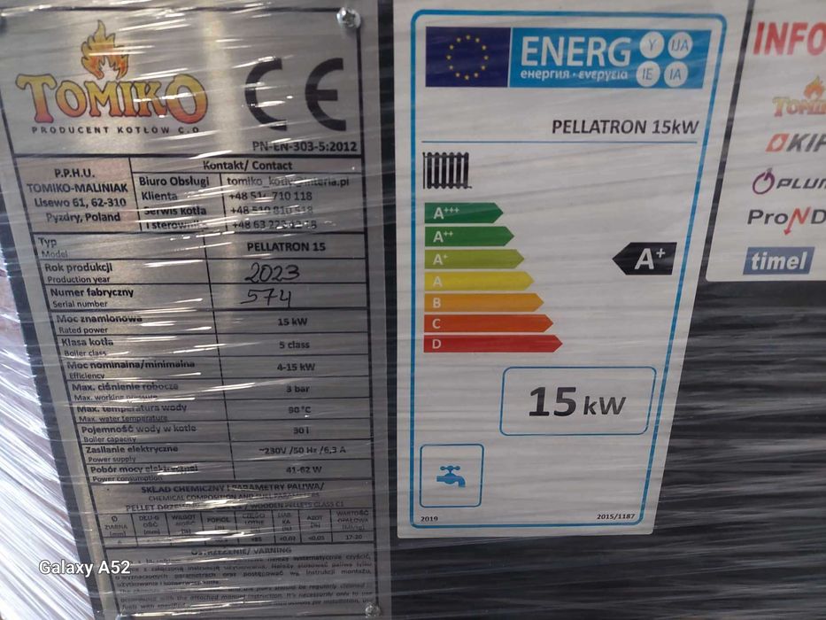 kocioł na pellet Quad 15kw Łódż montaz serwis