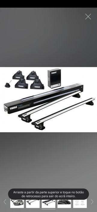 Barras tejadilho Porsche Cayenne 2010/2018