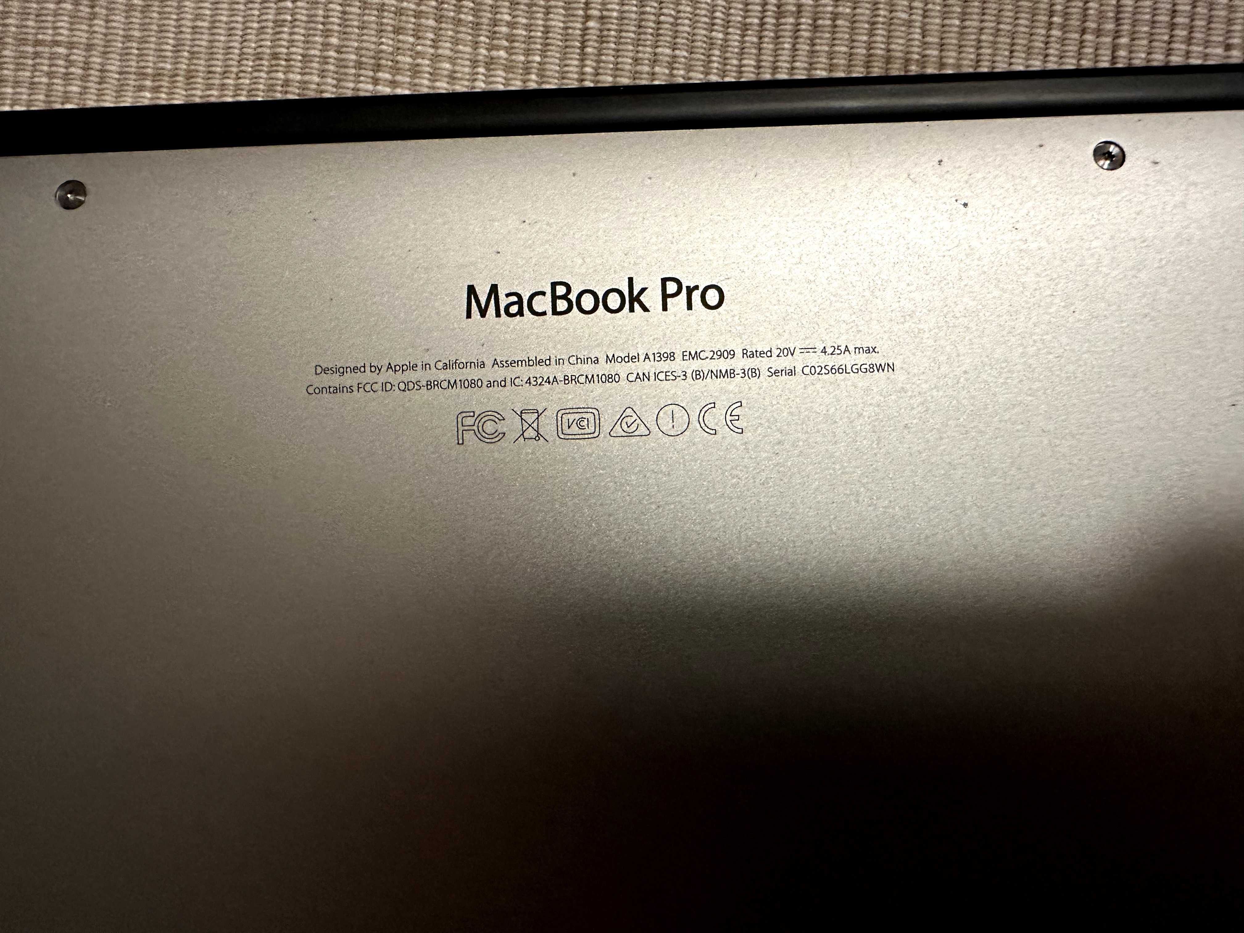 MacBook Pro 2015 15’’