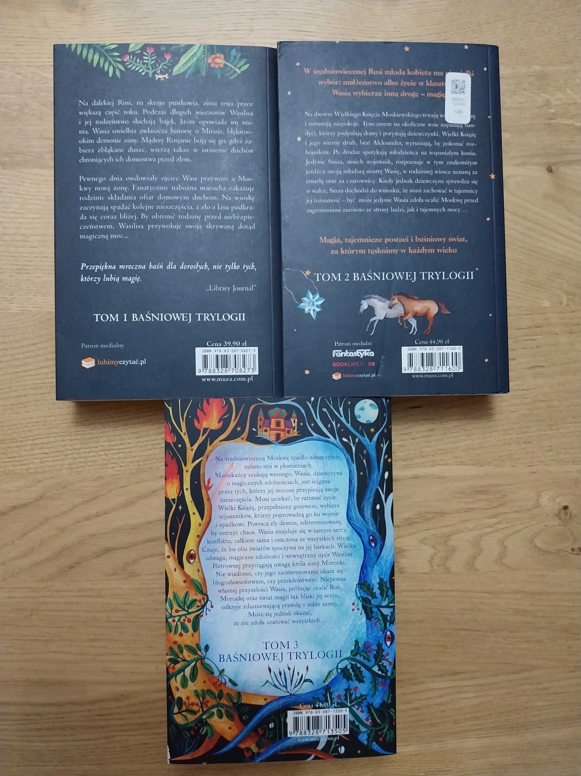 Trylogia zimowej nocy -Katherine Arden x3 - Niedźwiedź i słowik