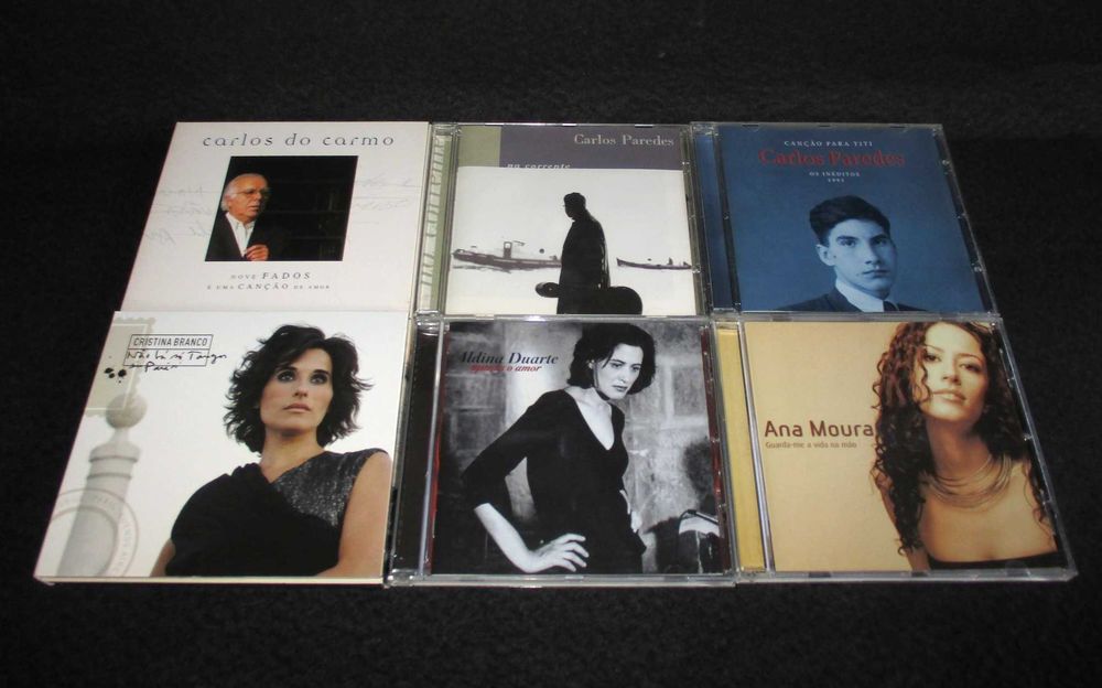 Colecção de CDs Fado Guitarra Portuguesa Carlos do Carmo Ana Moura