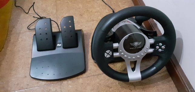 Volante + pedais race wheel pro 2 troco por placa grafica