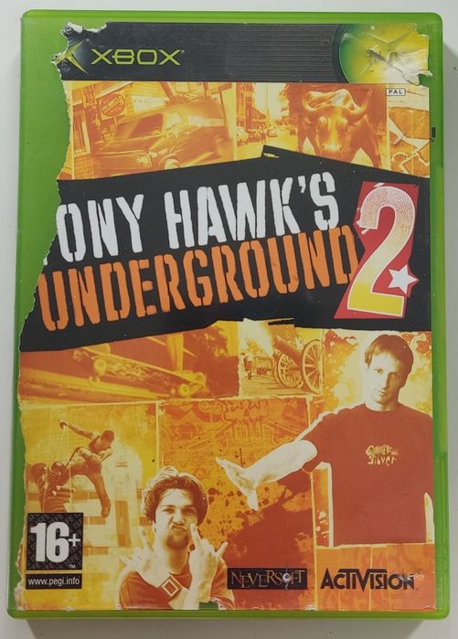 Gry na konsolę Xbox Tony Hawk, Bionicle, Racing, Mortal kombat itp.
