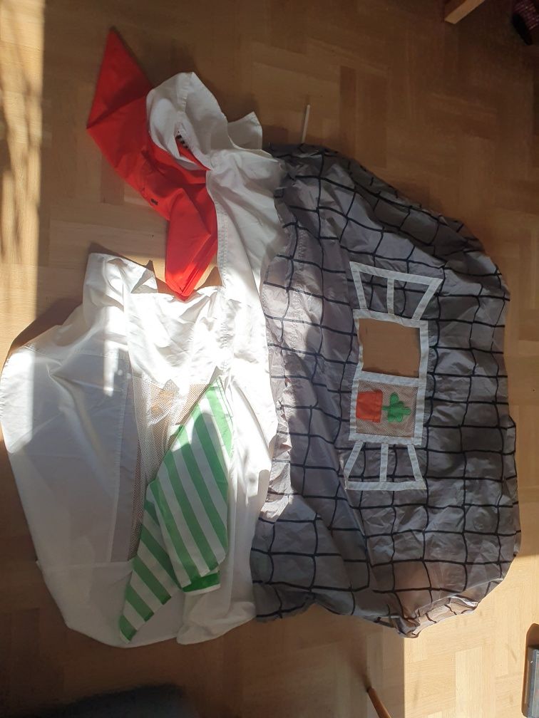 Baldachim IKEA KURA domek idealny stan stelaża, bdb materiału