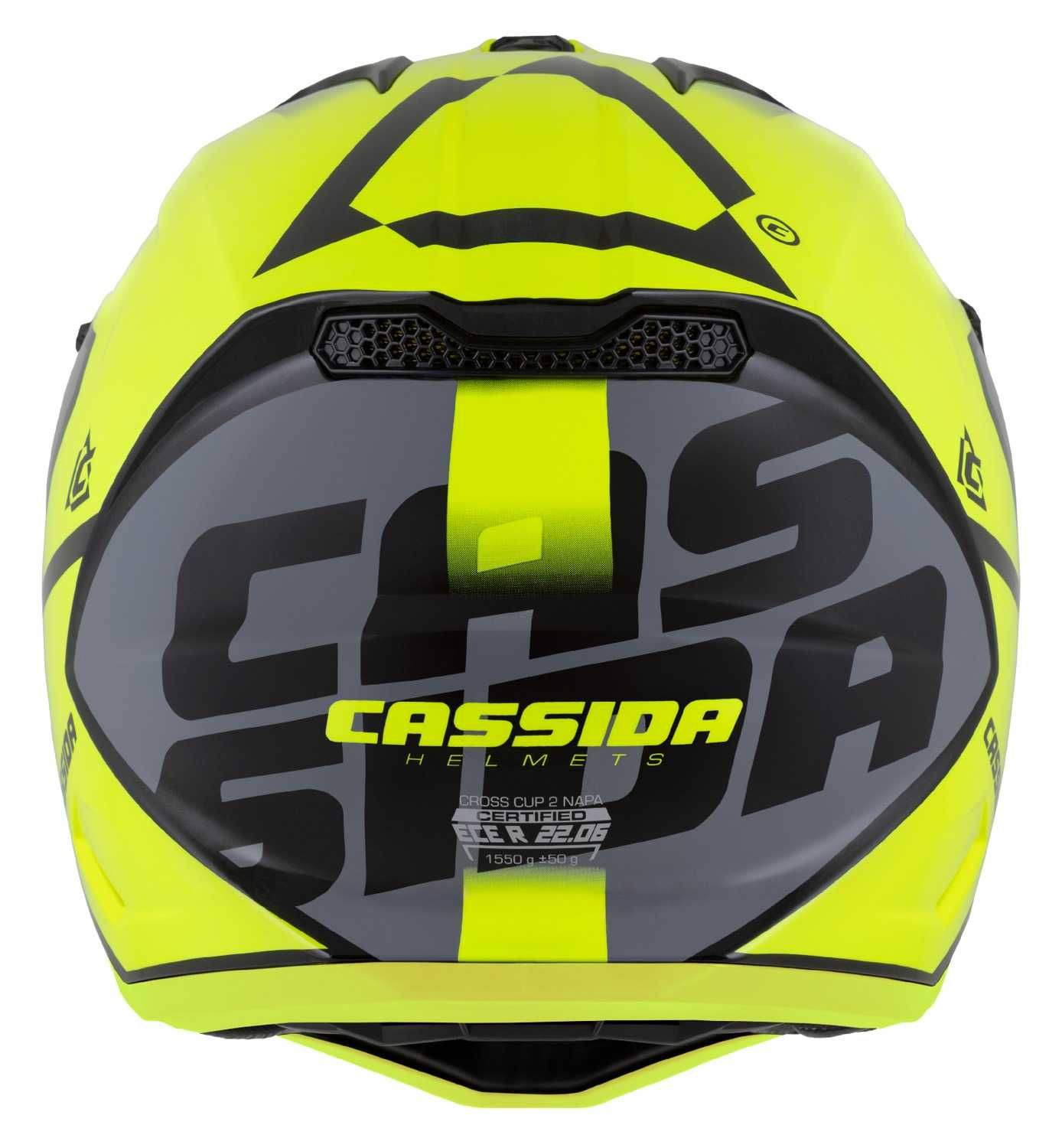 Kask Motocyklowy CASSIDA CROSS CUP2 Pod interkom XS-XXL +KOMINIARKA