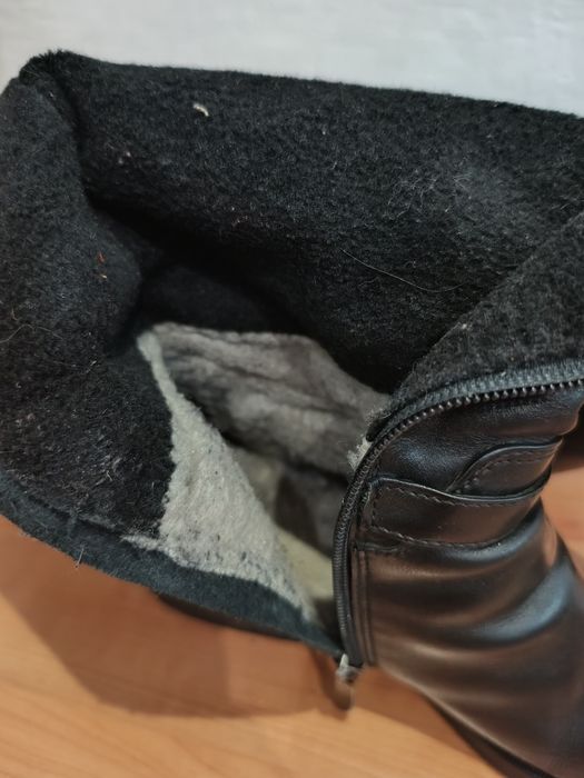 Чоботи шкіряні Міда 37 розмір єврозима