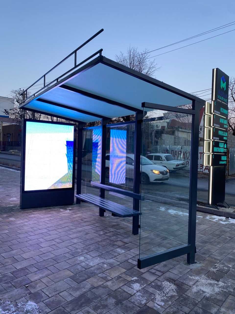Завод изготовитель автобусных остановок: продажа, доставка, монтаж.
