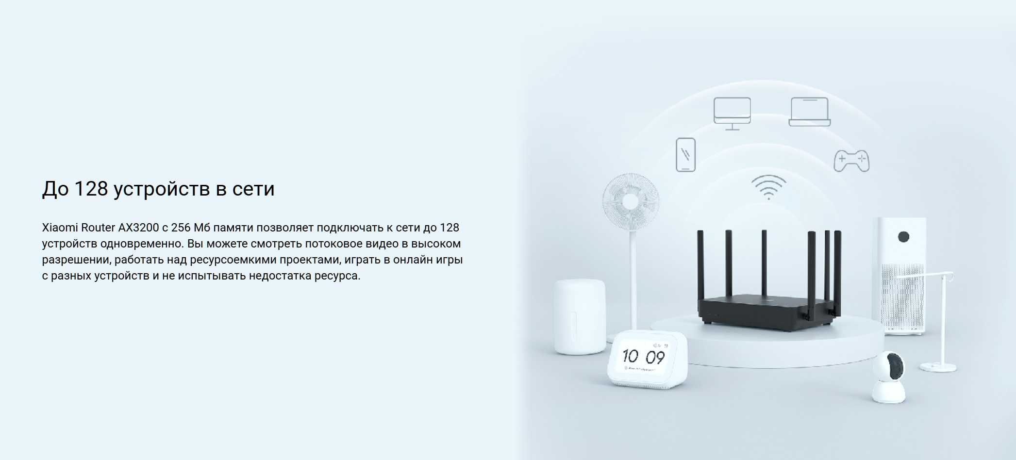 Новый Mesh WiFi 6 Гигабитный 5 ГГц Xiaomi Router AX3200 (DVB4314GL)