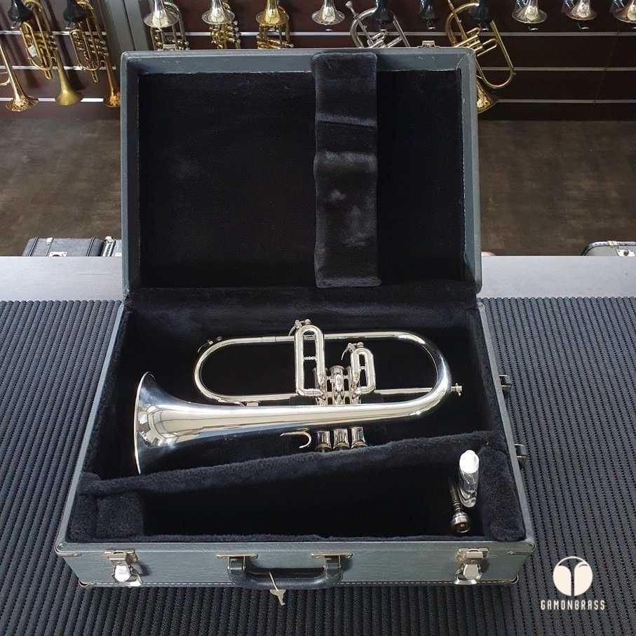 Blessing ARTIST Elkhart USA flugelhorn double futerał ustnik