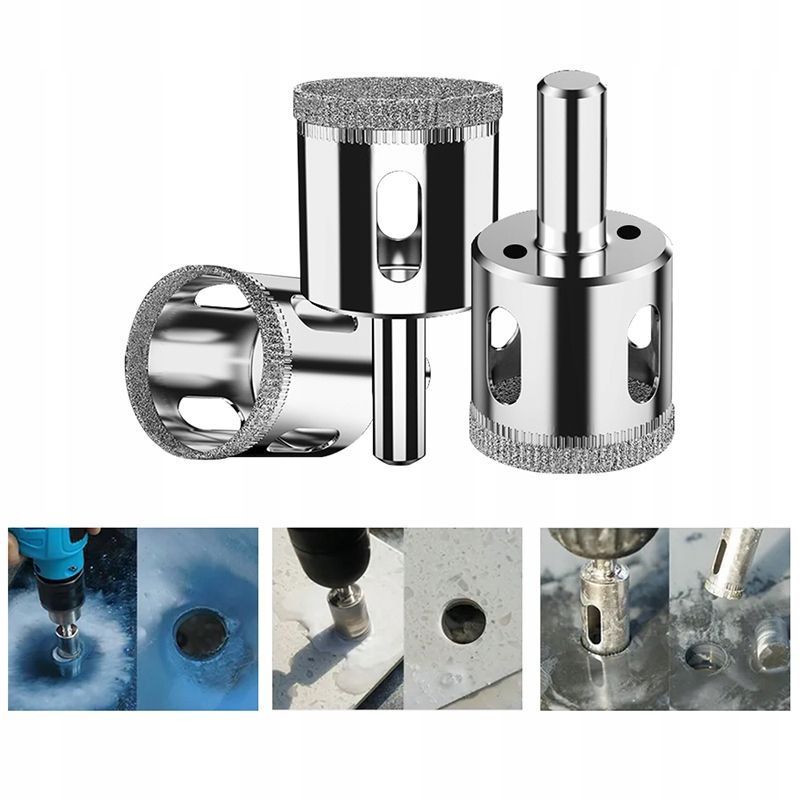 Otwornica wiertło diamentowe do gresu i szkła 20mm