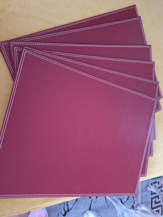 Podkładki na stół czerwone