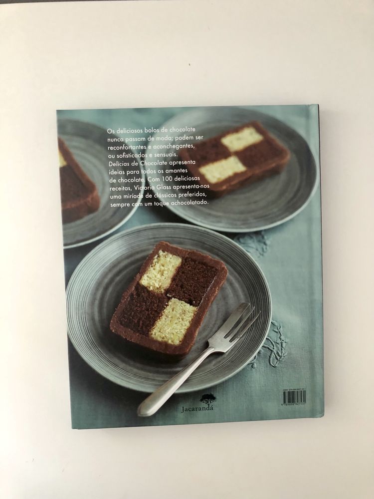 Livro de receitas Delícias de Chocolate NOVO