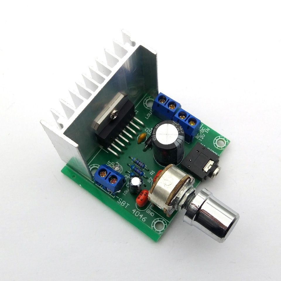 TDA7297 стерео усилитель мощности звука 2*15W. AC/DC 9-15B. AUX вхід