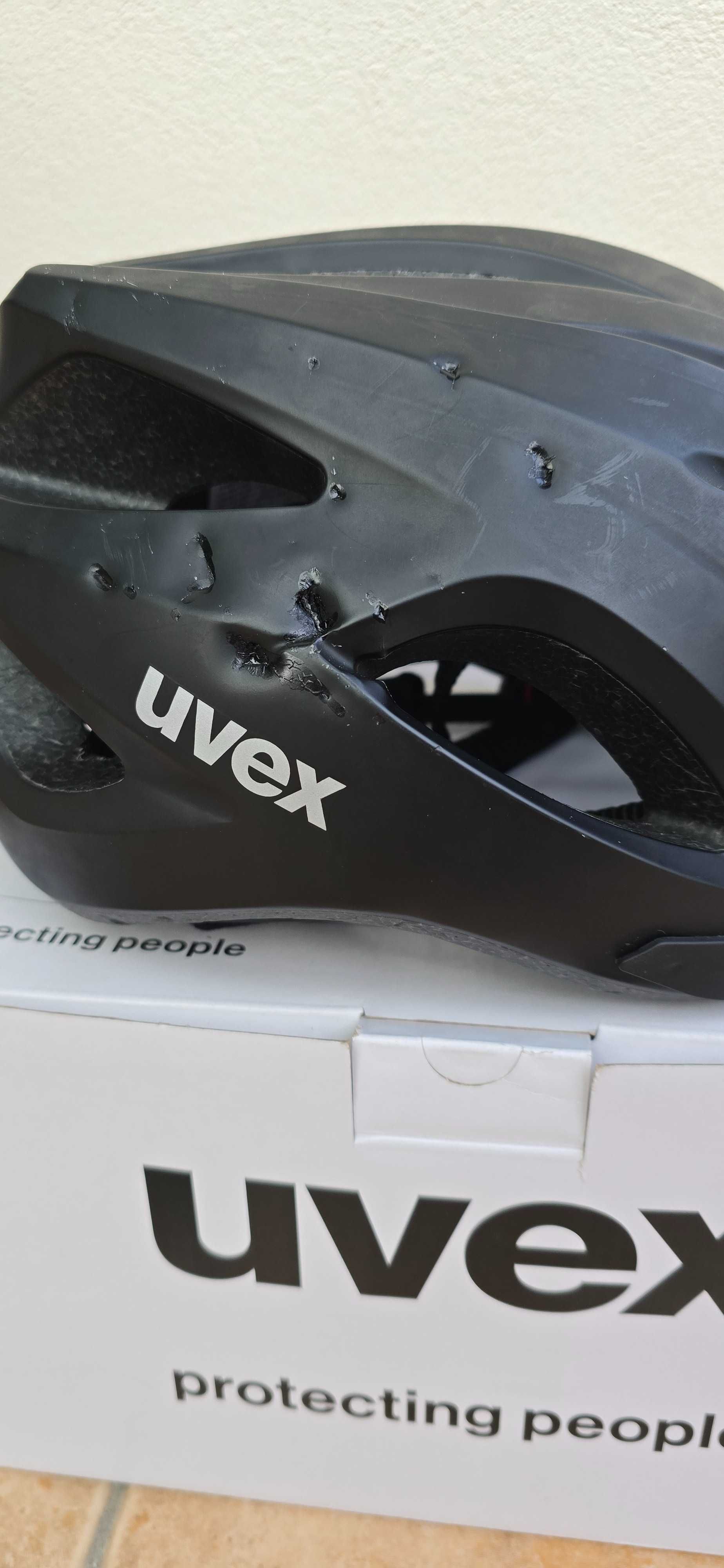 Kask rowerowy Uvex Viva 3 Plum Black Mat 56-62 cm