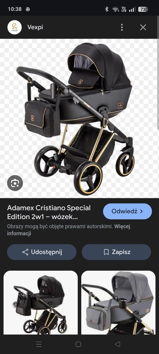 Wózek 3w1 Adamex