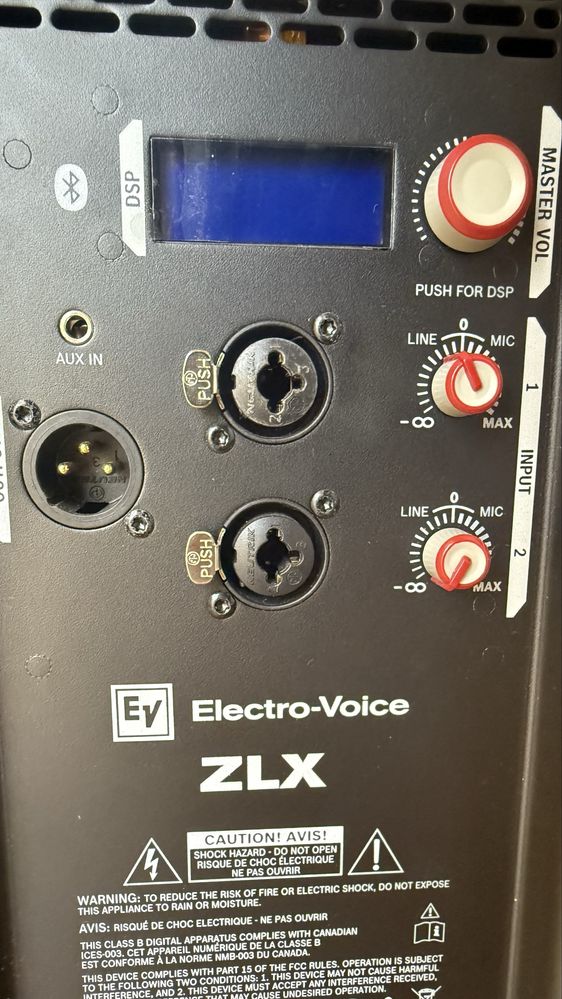 ZLX 15BT 1000w powered speaker