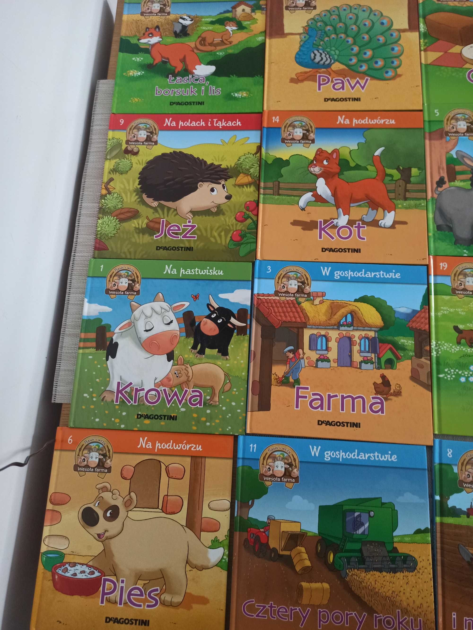 książeczki dla dzieci Deagostini 15 sztuk