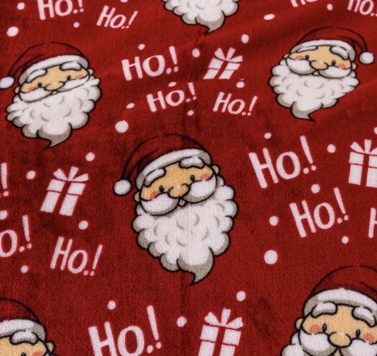 Koc świąteczny 220x200 Cotton World baran KBS-103