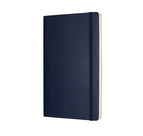 Moleskine Large Classic Plain Soft Granatowy 13x21 192 strony