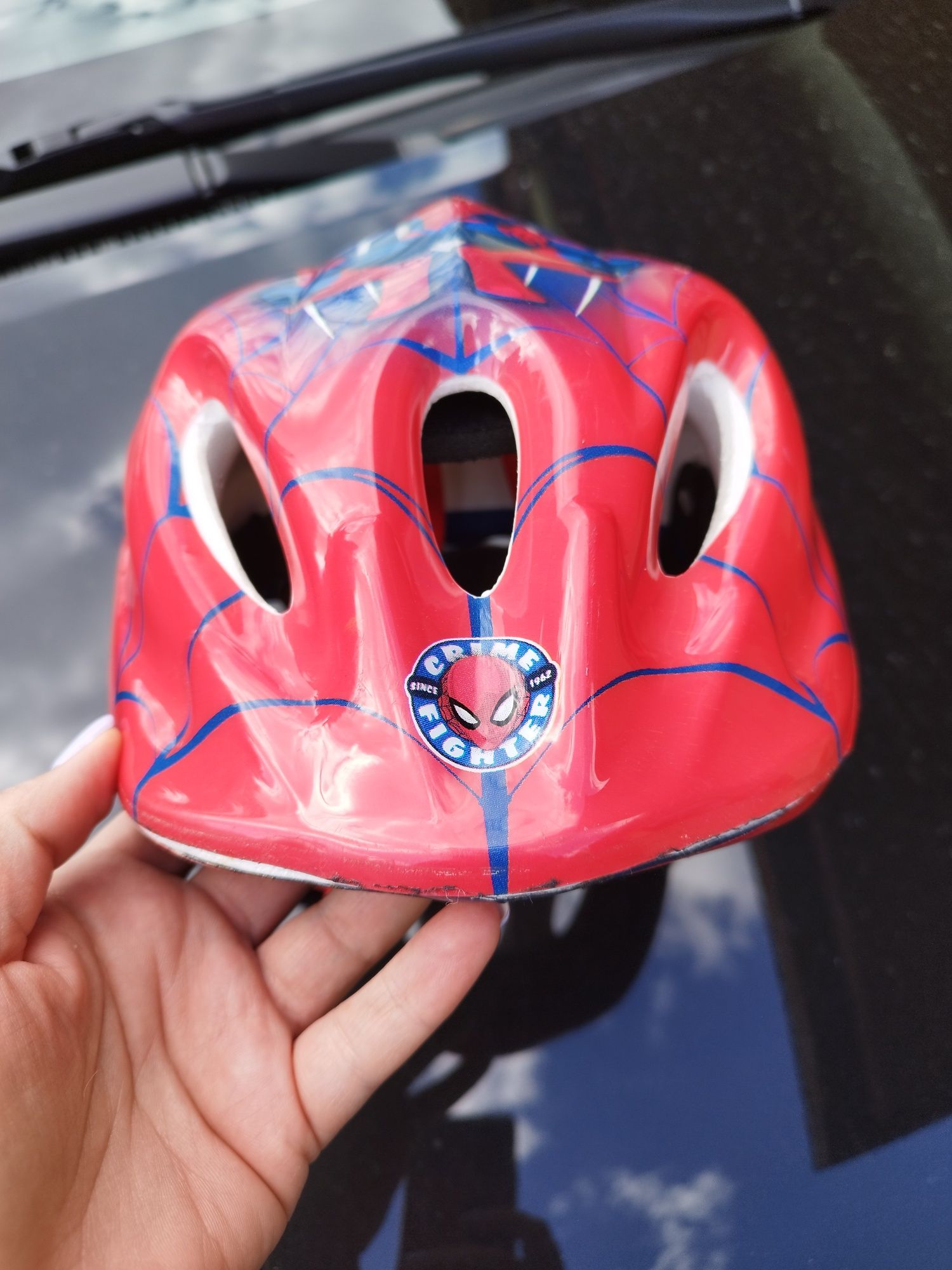 Rower Merida 16 cali + kask Spiderman