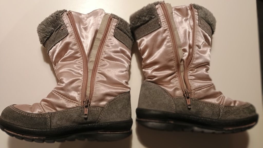 Kozaczki śniegowce buty zimowe dla dziewczynki