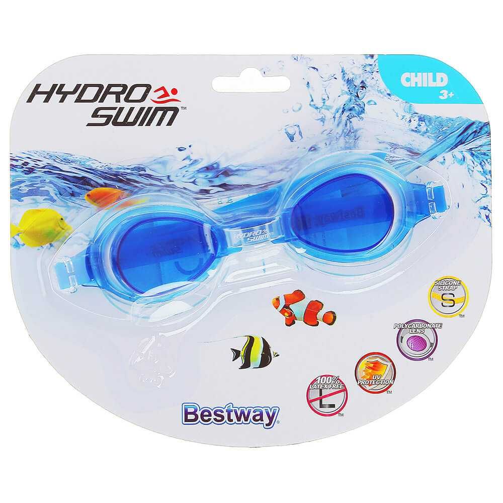Очки детские для плавания lightning swimmer bestway от 3лет