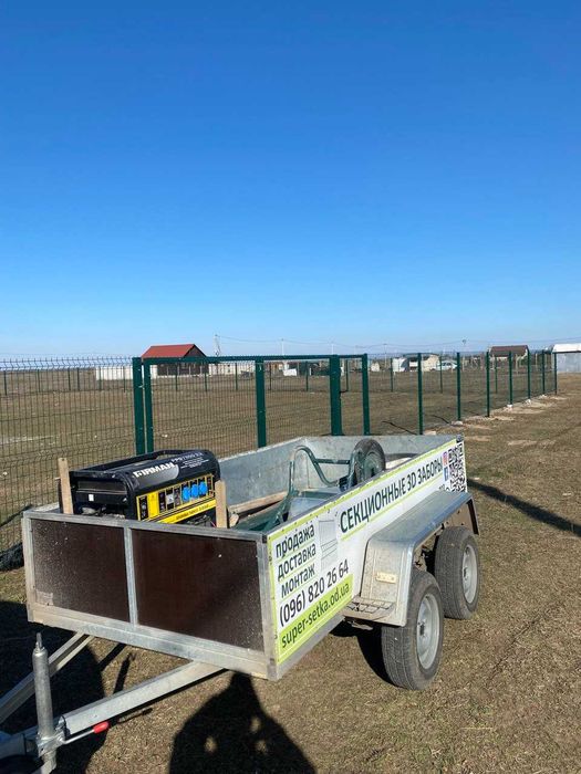 Секционный 3д забор, ограждение из 3д сетки