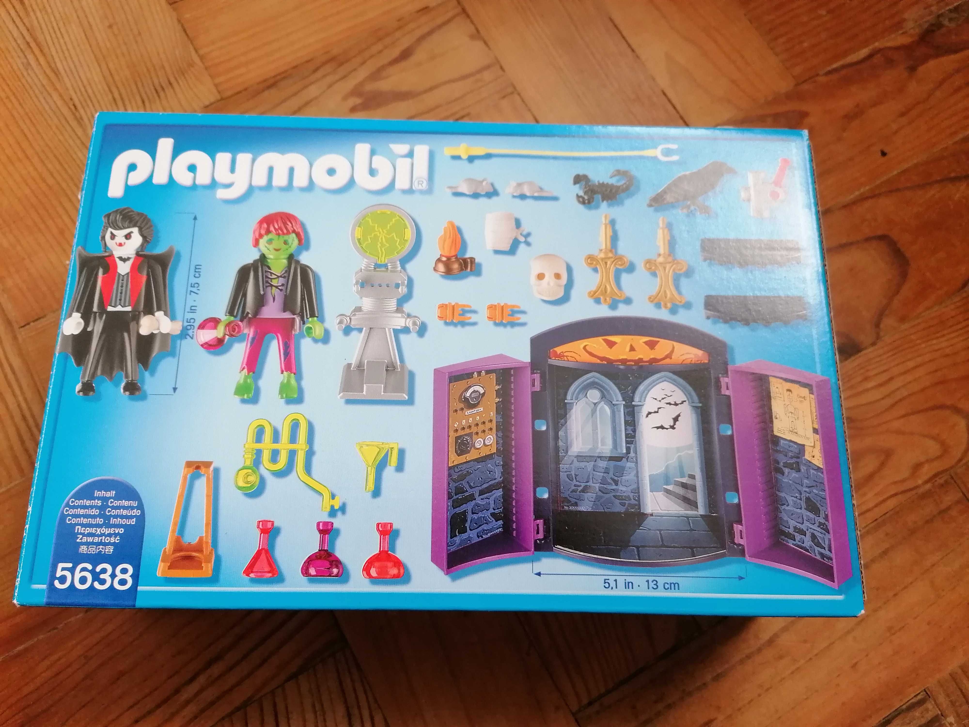 Playmobil, 4 a 10 anos. Casa/mala vampiros
