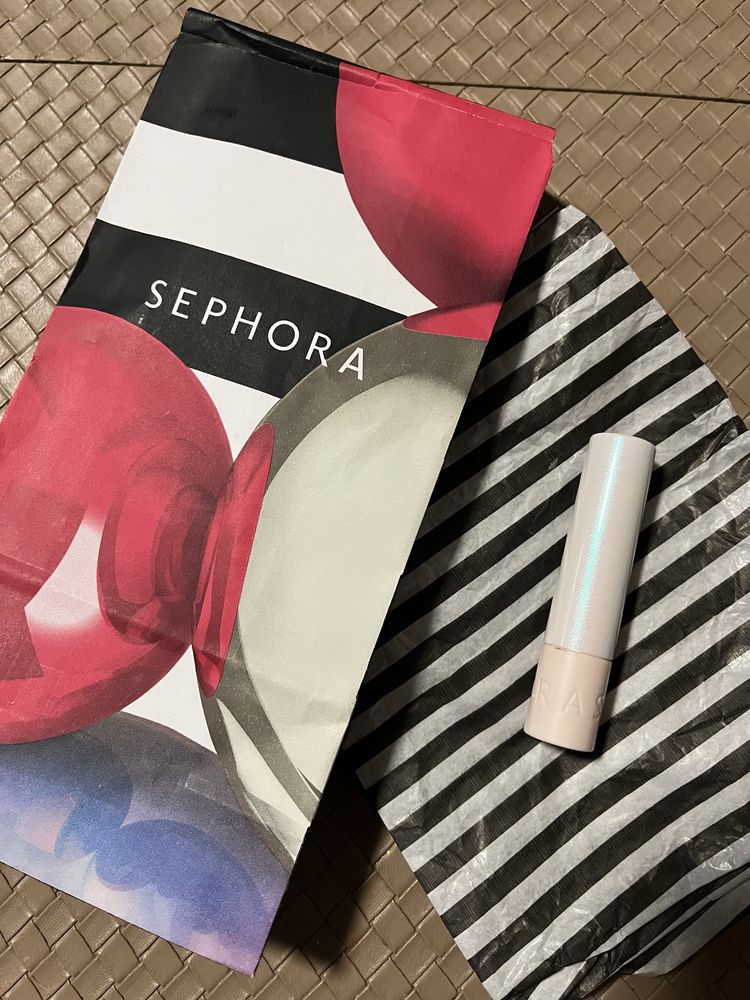 Pomadka brokatowa Sephora About tah shine. 19 różowa z refleksami
